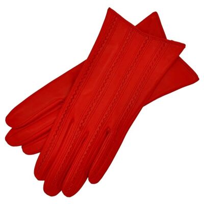 Pavia rote Lederhandschuhe