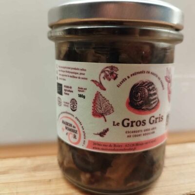Escargots Gris vin blanc (180g)