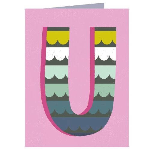 XA21 Mini U Alphabet Card