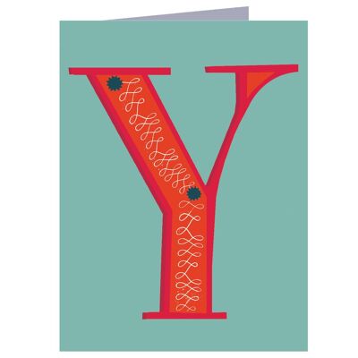 XA25 Mini-Alphabetkarte mit Y-Motiv