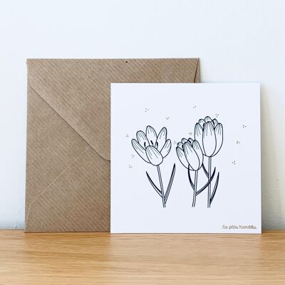 Card - Crocus