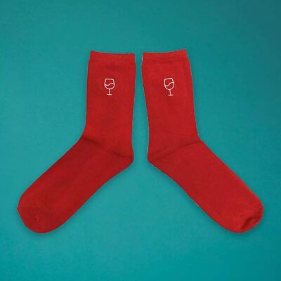 Signature 1020 Socks - Red
