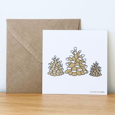 Card - 3 Pine Cones