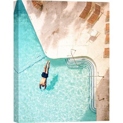 Photographic painting on canvas: Haute Photo Collection, The swimming pool #2