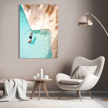 Peinture photographique sur toile : Haute Photo Collection, La piscine #2 3