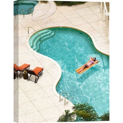 Photographic painting on canvas: Haute Photo Collection, The swimming pool #3