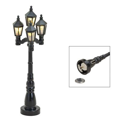 LED street lamp 11 cm miniatures for light houses -
