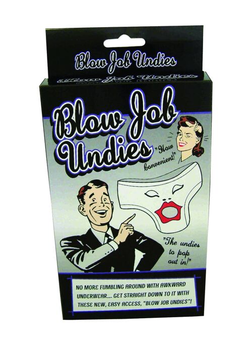 Blow Job Undies - Christmas White Elephant, Christmas Gifts