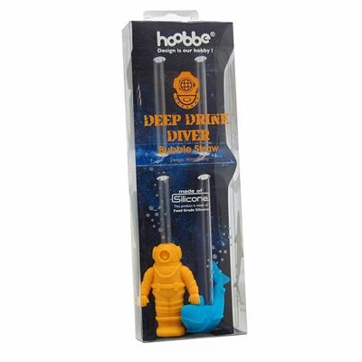 Deep Drink Diver Bubble Drinking Straws - Novelty Gifts