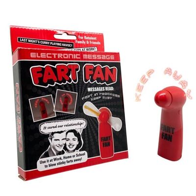 Ventilador de mano Fart - Relleno/relleno de medias, regalos novedosos