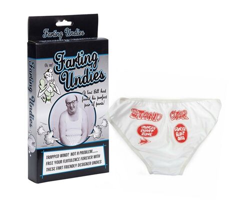 Farting Undies - Novelty Gifts, Gag Gift, Mens Gifts