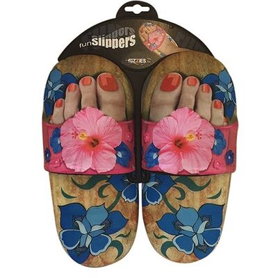 FUNKY FEET - HERS - Novelty Gift , Slippers, Footwear, Gifts