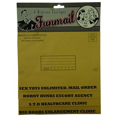 Funmail - Enveloppes amusantes, cadeaux fantaisie, cadeau de blague Gag