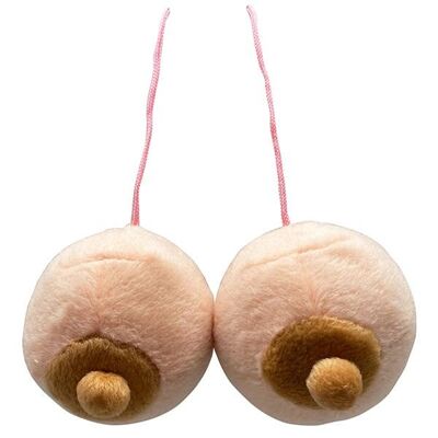 Furry Boobs - Car Accessories, Novelty Gifts, Christmas