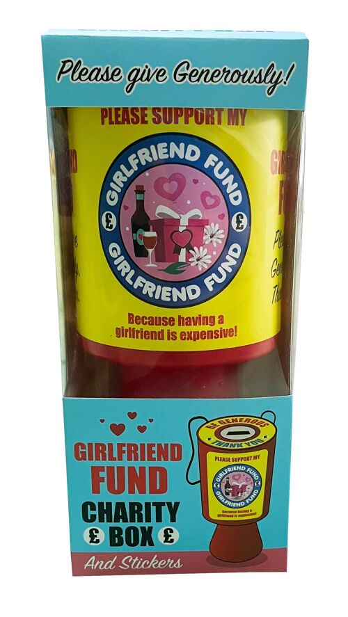 Girlfriend Charity Fund - Novelty Gifts, Men, Piggy Bank