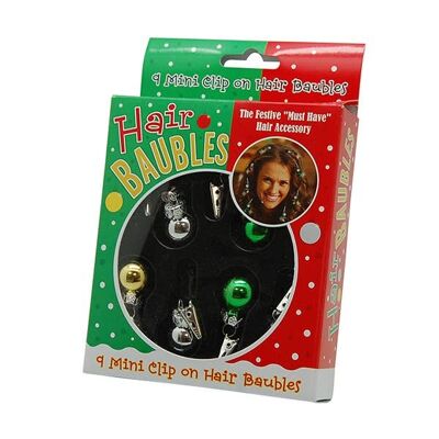 Hair Baubles - White Elephant, Xmas, Secret Santa, Xmas,