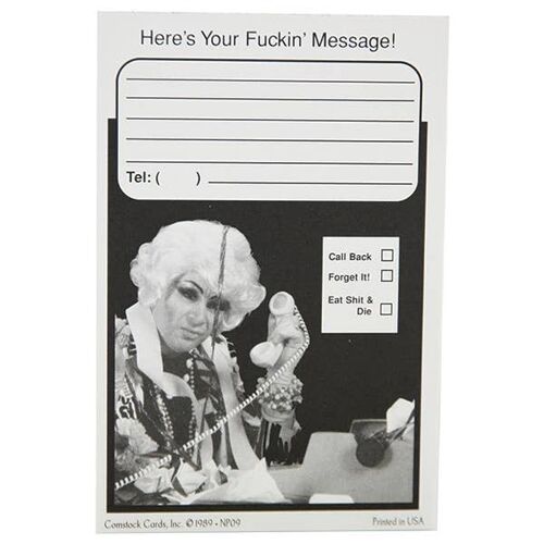 Here's your Fing Message - Memo Pad