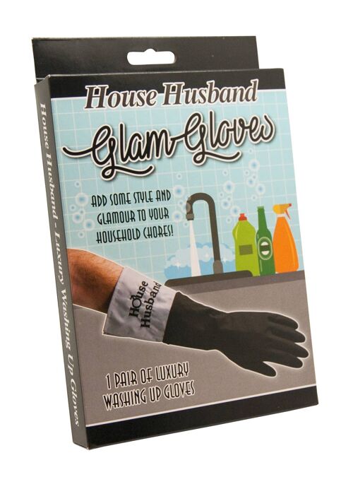 House Husband Gloves - Father's Day Gifts, Washing Up Gloves - Novelty Gifts