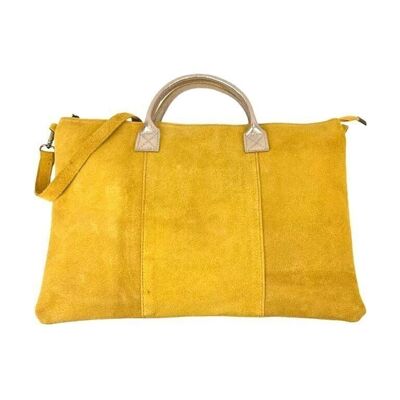 Large Suede Tote Bag for Women with Short Handles. B2B