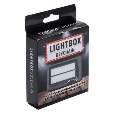 Light Box Keychain - Novelty Gifts