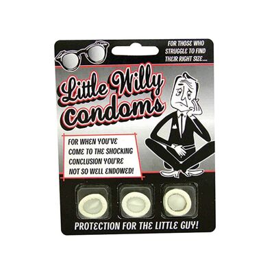 Preservativi Little Willy - Regali bavaglio, preservativi scherzosi, festa del papà