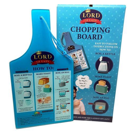 Lord Of Lazy - Chopping Board, Gag Gift, Cutting Board - Novelty Gifts