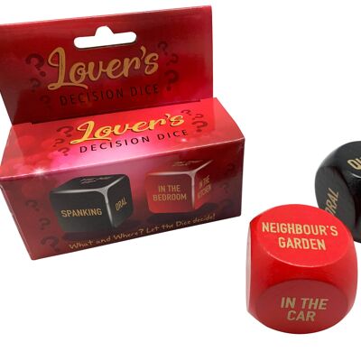 Lovers Decision Dice - Novelty Gifts