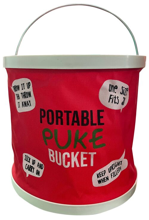 Portable Puke Bucket - Novelty Gifts, Festival Accessories