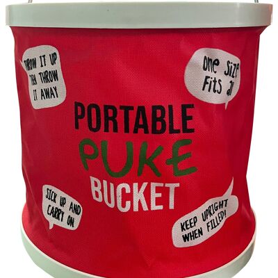 Portable Puke Bucket - Novelty Gifts, Festival Accessories