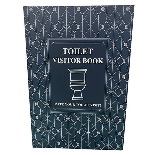 Toilet Visitor Book - Novelty Gifts, Humour, Home Decor Gift