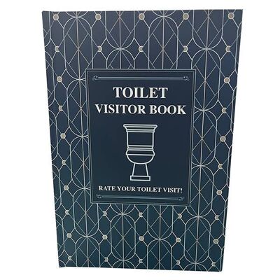 Libro de visitas al baño - Regalos novedosos, humor, regalo de decoración del hogar