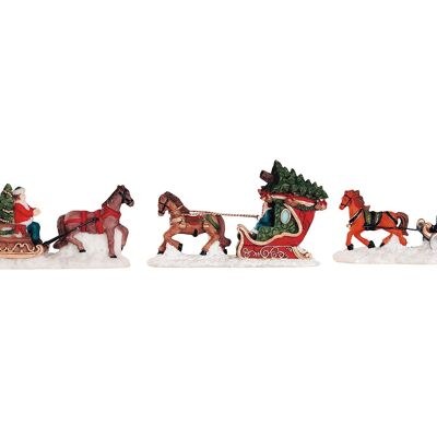 Miniature sleigh made of poly