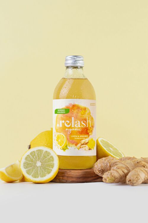 Bebida orgánica - Limón y jengibre