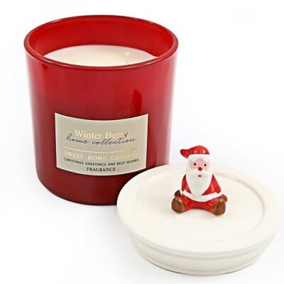 Father Christmas Character Candle-pot