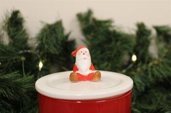 Pot à Bougie Personnage Père Noël 4