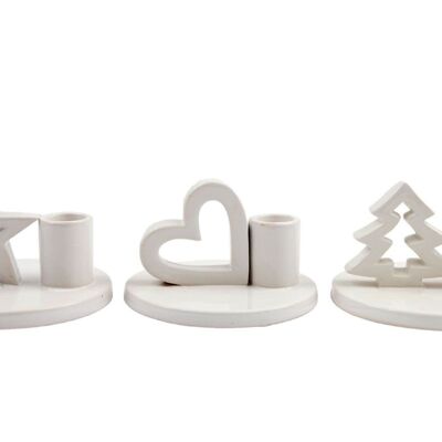 Set of Three Dinner Candle Holders