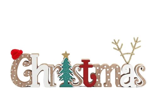 Freestanding Wooden Christmas Decoration