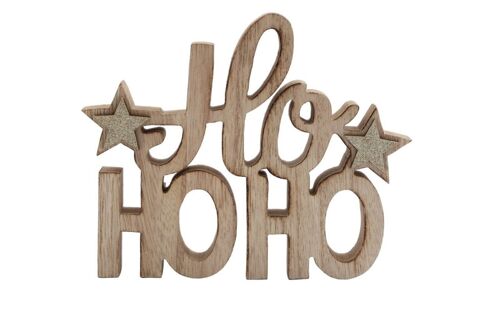 Freestanding 'Ho Ho Ho' Decoration