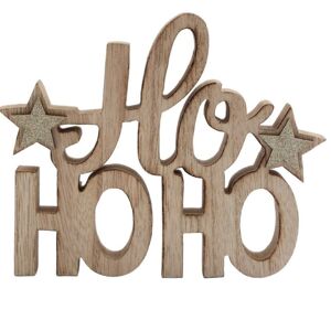 Décoration autoportante 'Ho Ho Ho'