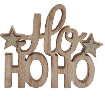 Freistehende „Ho Ho Ho“-Dekoration