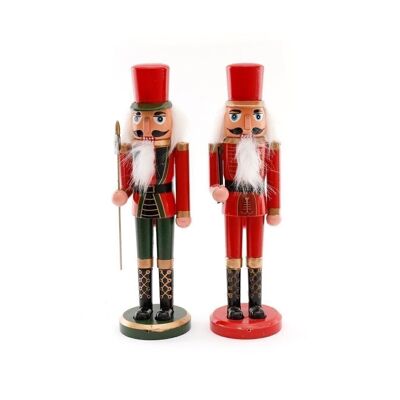 Two Standing Nutcracker Solider Ornaments