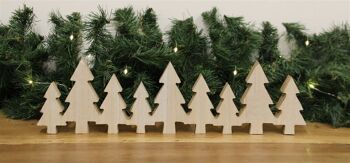 Rangée d'arbres de Noël autoportants 5