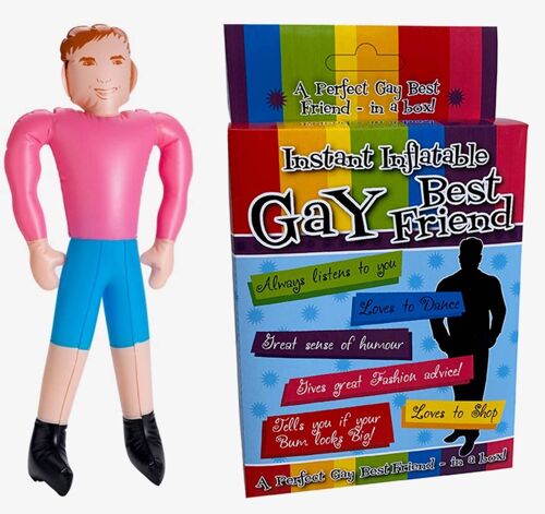 Inflatable Gay Best Friend - Christmas Stocking Stuffers