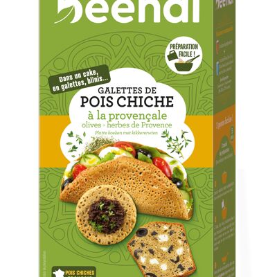 beendi Galette de pois chiche à la Provençale 250g