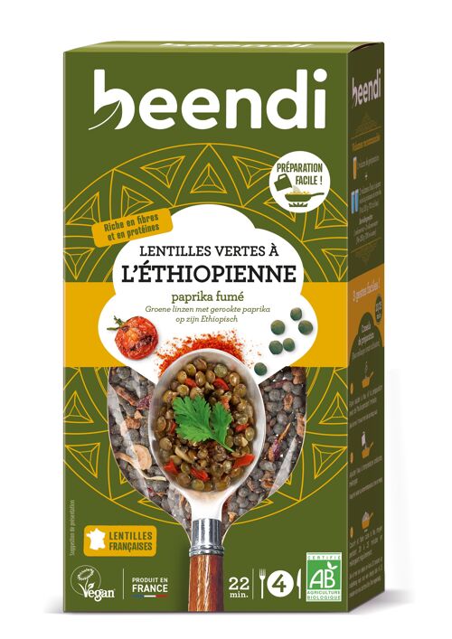 beendi Lentilles vertes à l'Éthiopienne 250g