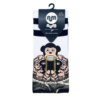 chaussettes unisexes LUNDIS Loco Monky 1