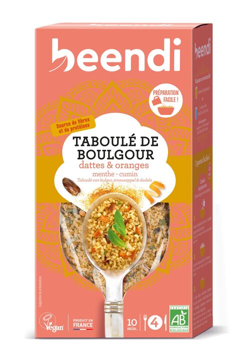 beendi Taboulé de boulgour, orange & dattes 250g