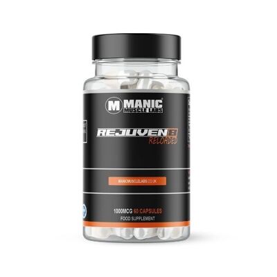 Manic Muscle Labs Rejuven8 Reloaded BPC-157 & TB-500 Mélange 60 Capsules