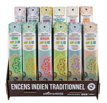 Kit Encens indiens en bâtonnets Haute tradition - Banque 1