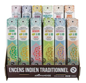Kit Encens indiens en bâtonnets Haute tradition - Banque 3